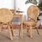 Baxton Studio Carita Modern Bohemian Natural Brown Rattan Dining Chair 234-13346-ZORO - alternate 10